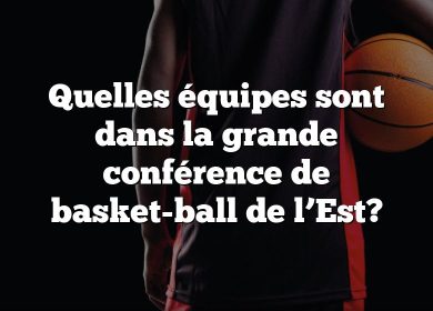 Quelles équipes sont dans la grande conférence de basket-ball de l’Est?