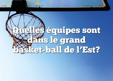 Quelles équipes sont dans le grand basket-ball de l’Est?