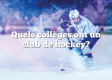 Quels collèges ont un club de hockey?
