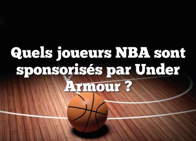 Quels joueurs NBA sont sponsorisés par Under Armour ?