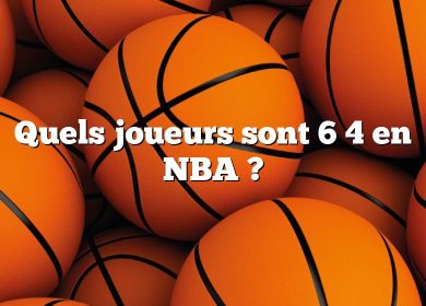 Quels joueurs sont 6 4 en NBA ?