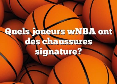 Quels joueurs wNBA ont des chaussures signature?