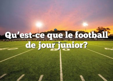 Qu’est-ce que le football de jour junior?