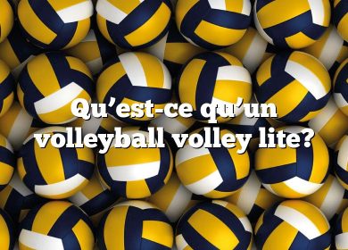 Qu’est-ce qu’un volleyball volley lite?