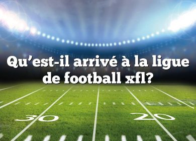 Qu’est-il arrivé à la ligue de football xfl?