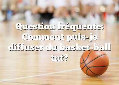 Question fréquente: Comment puis-je diffuser du basket-ball tnt?
