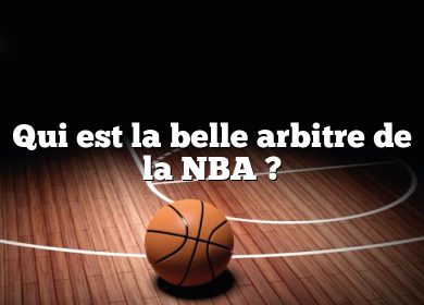 Qui est la belle arbitre de la NBA ?