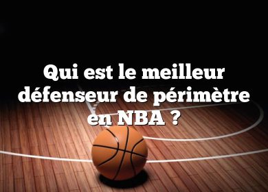 Qui est le meilleur défenseur de périmètre en NBA ?