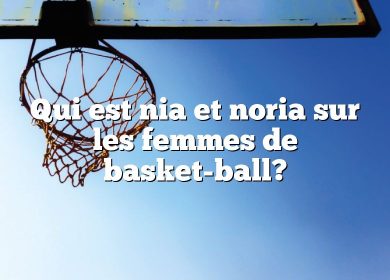 Qui est nia et noria sur les femmes de basket-ball?