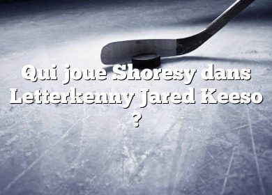 Qui joue Shoresy dans Letterkenny Jared Keeso ?