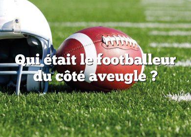 Qui était le footballeur du côté aveugle ?