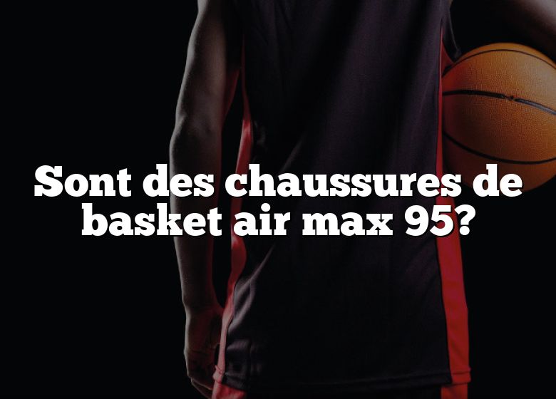 Sont des chaussures de basket air max 95?