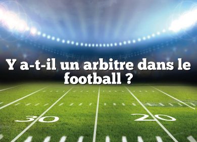 Y a-t-il un arbitre dans le football ?