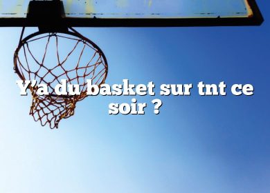 Y’a du basket sur tnt ce soir ?