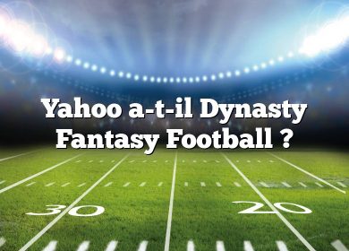 Yahoo a-t-il Dynasty Fantasy Football ?